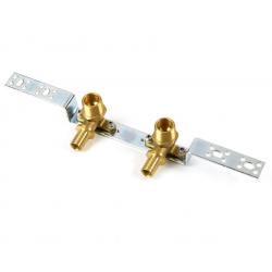 Double-Z-bracket - galvanized steel 80/100
