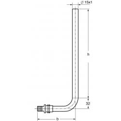 Connection tube type ''L'' 2