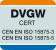 Jentro FIttings dvgw sdr11 certificate